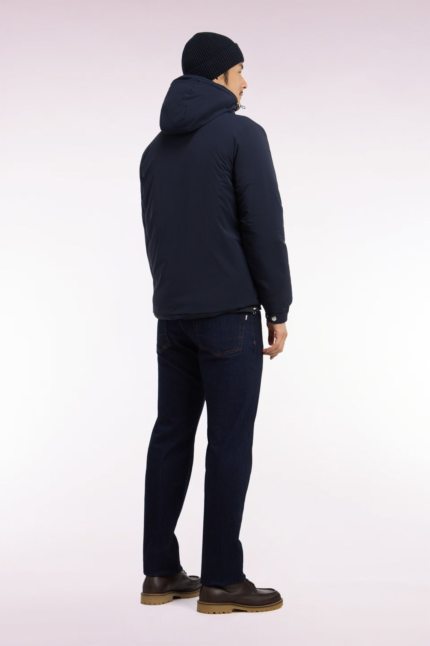 Doudoune en nylon marine