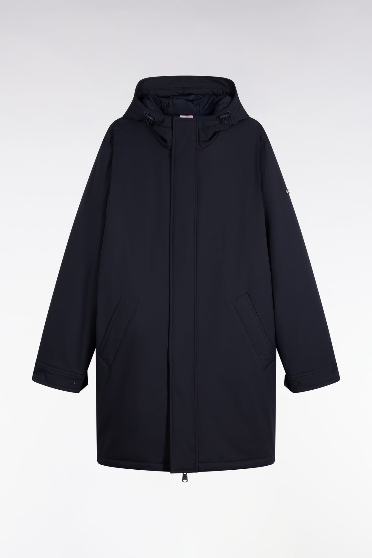 Parka longue marine