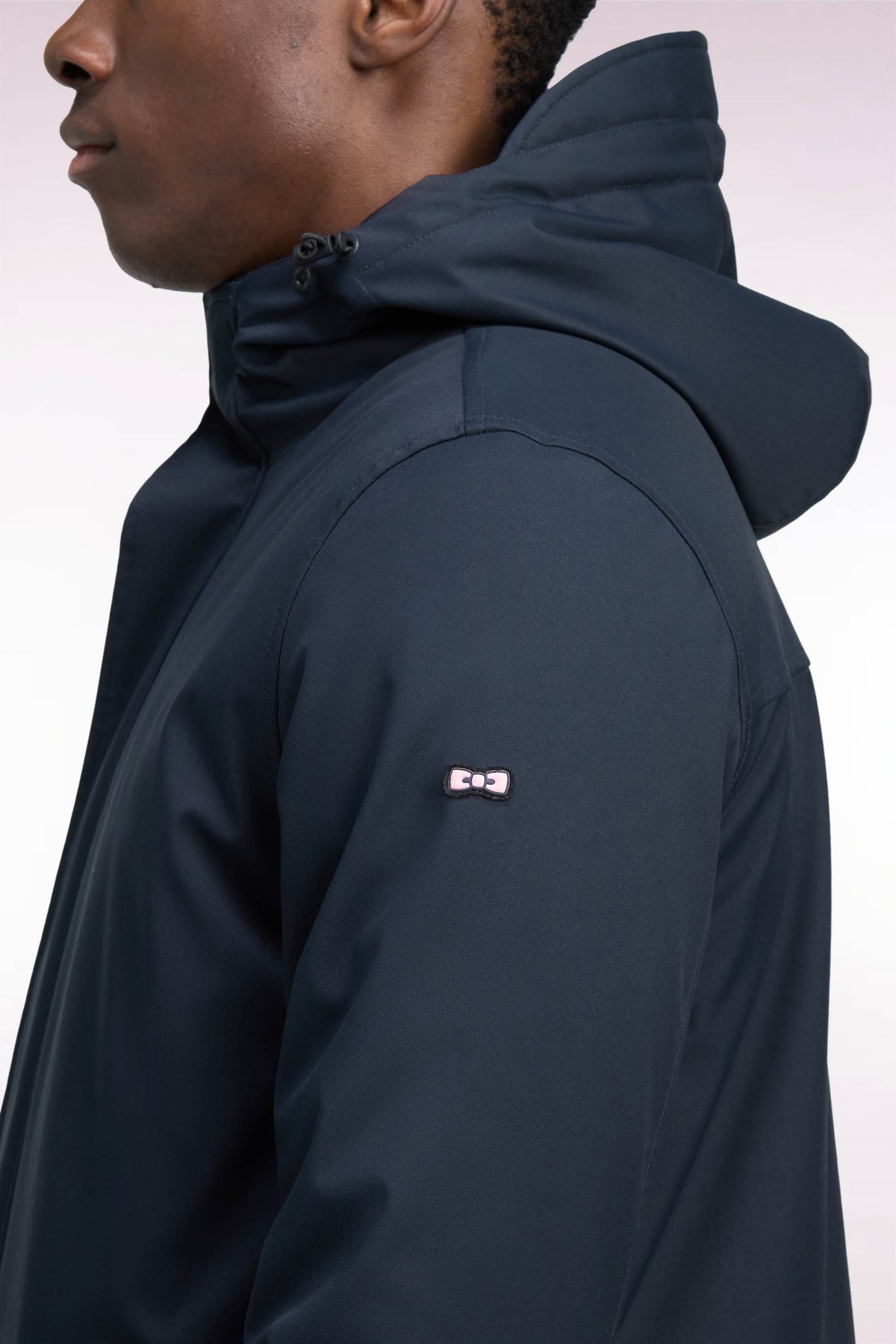 Parka longue marine