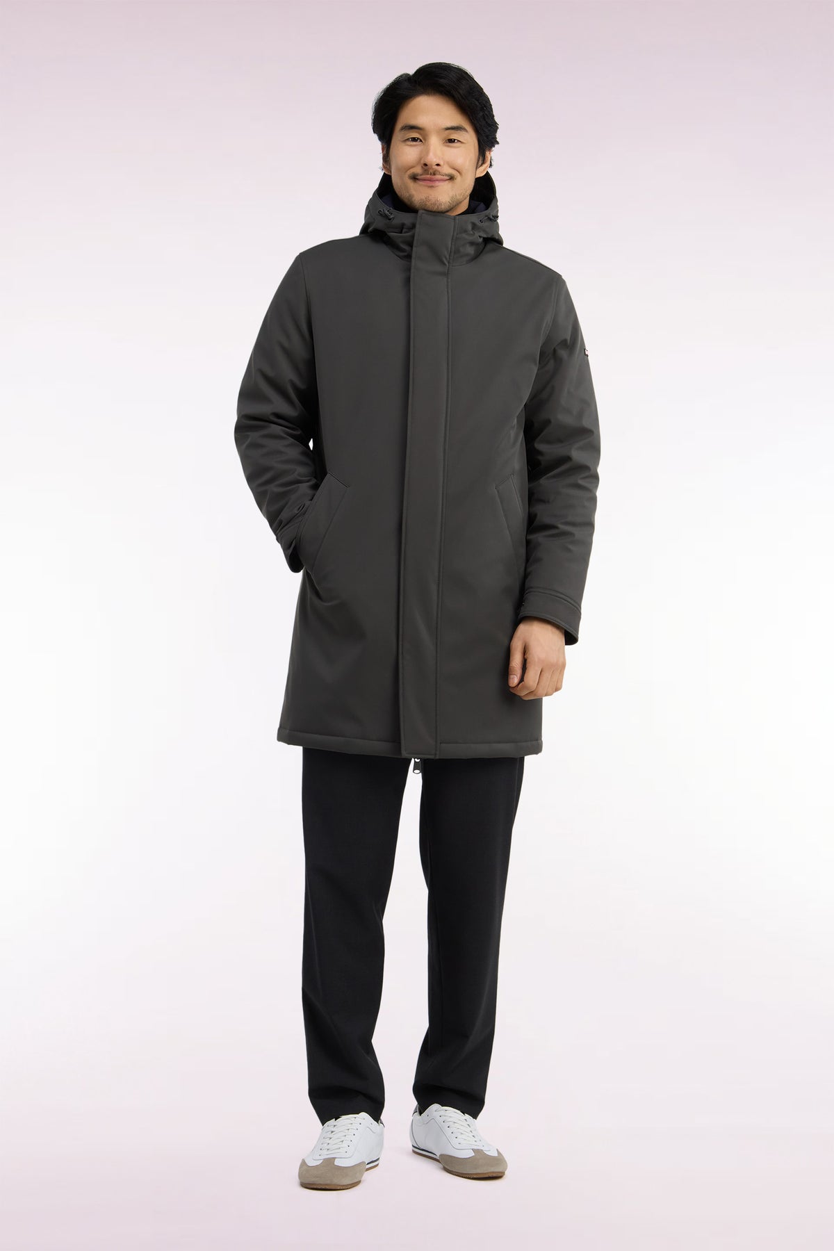 Long khaki parka