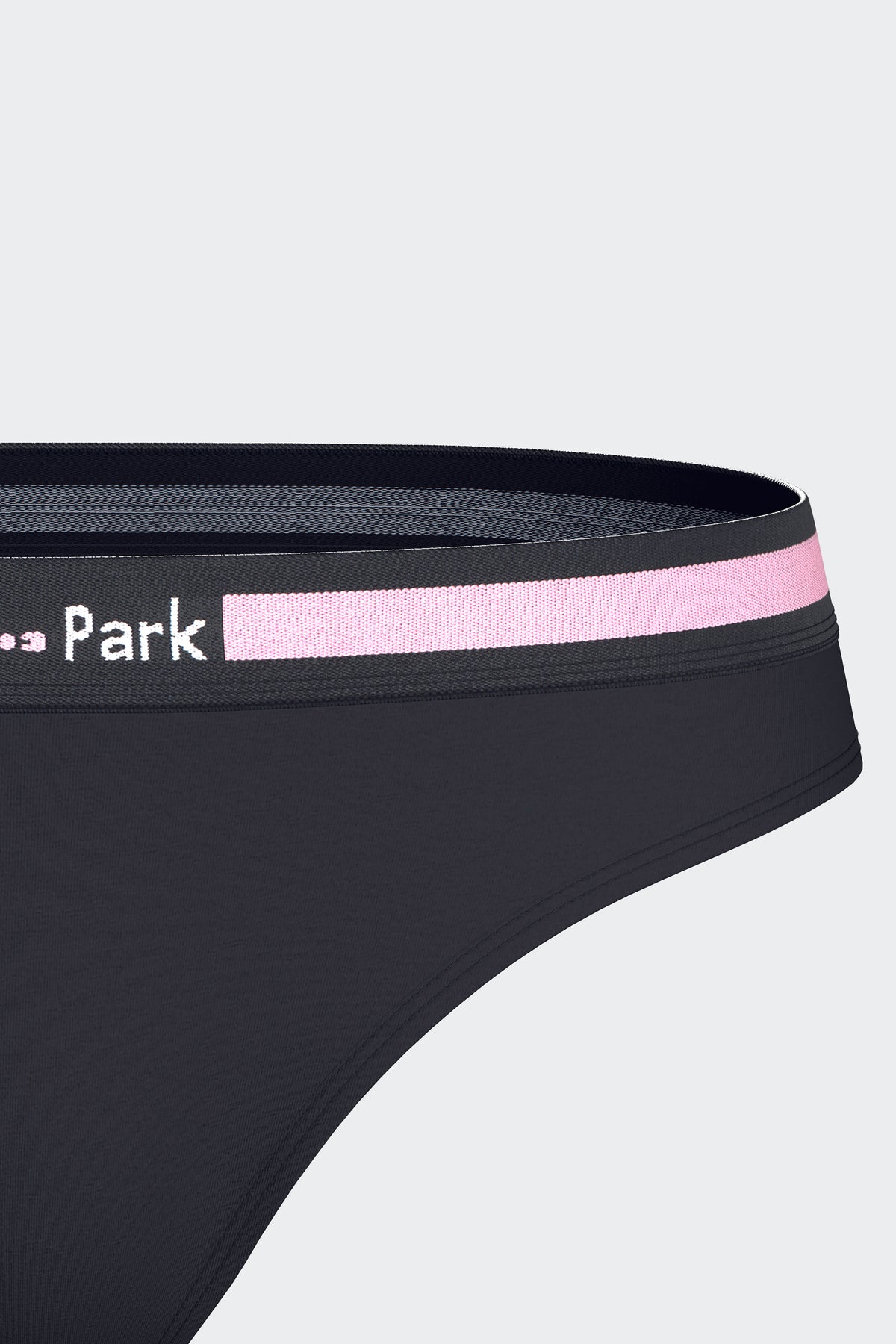 Tanga uni en coton stretch marine