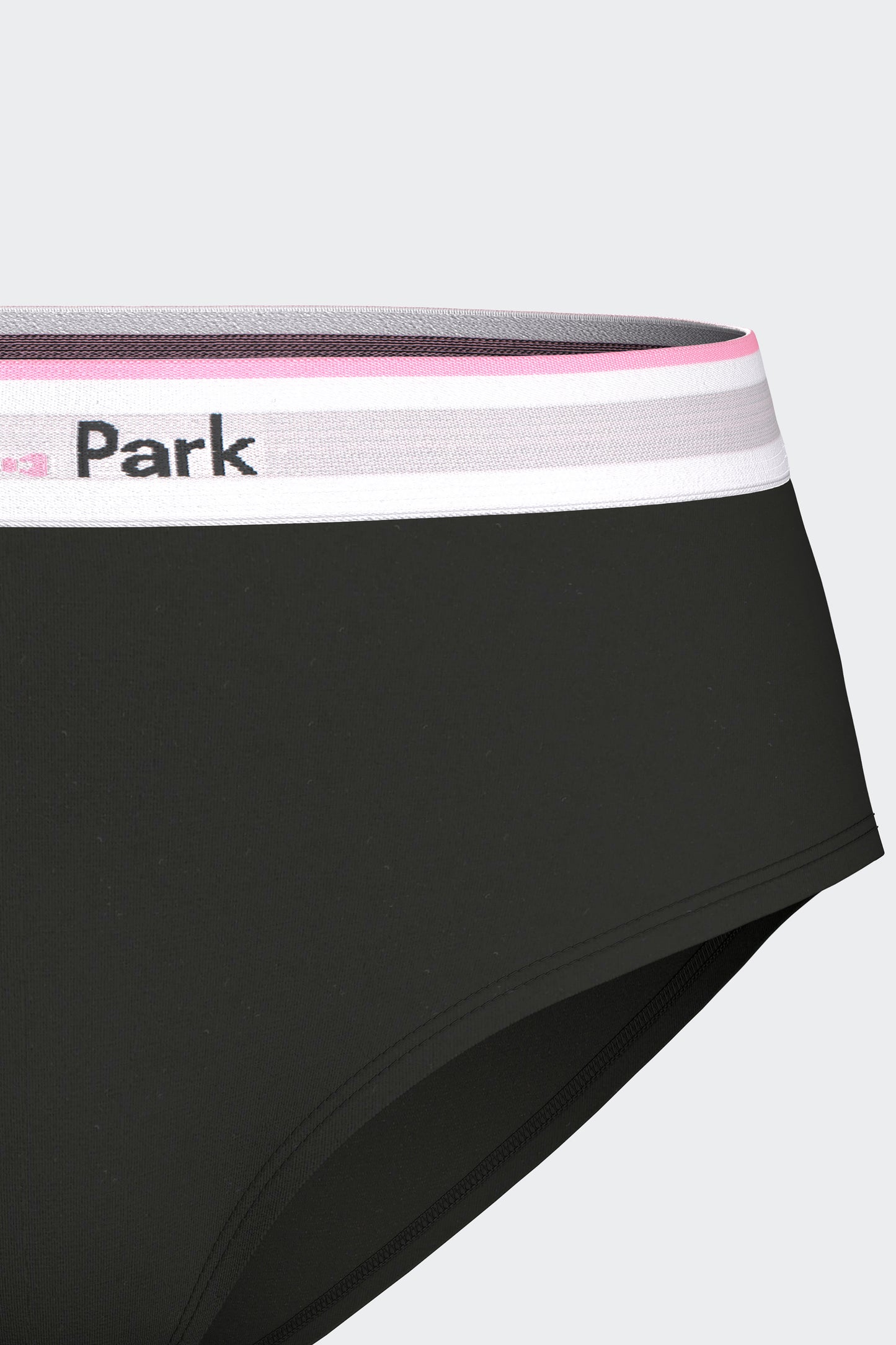Shorty uni en Tencel stretch noir