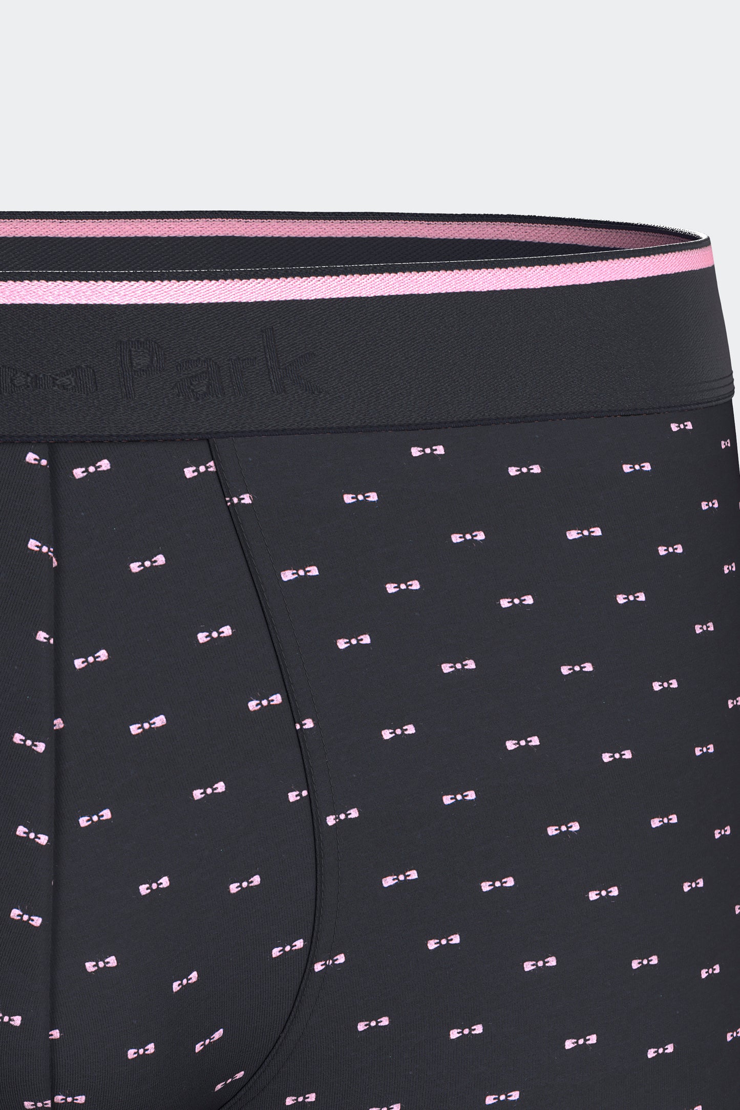 Lot de 2 boxers en jersey de coton stretch unis et imprimés marine