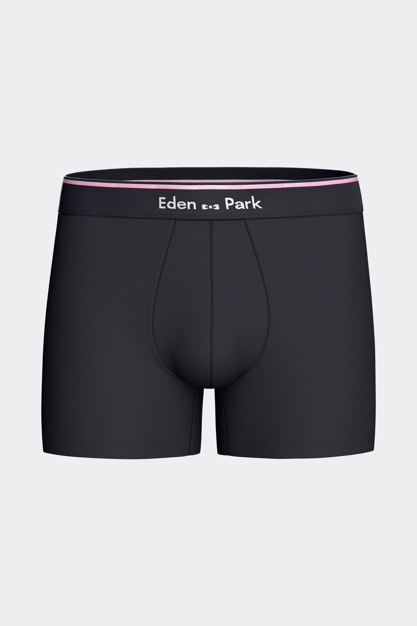 Lot de 2 boxers en jersey de coton stretch unis et imprimés bleu