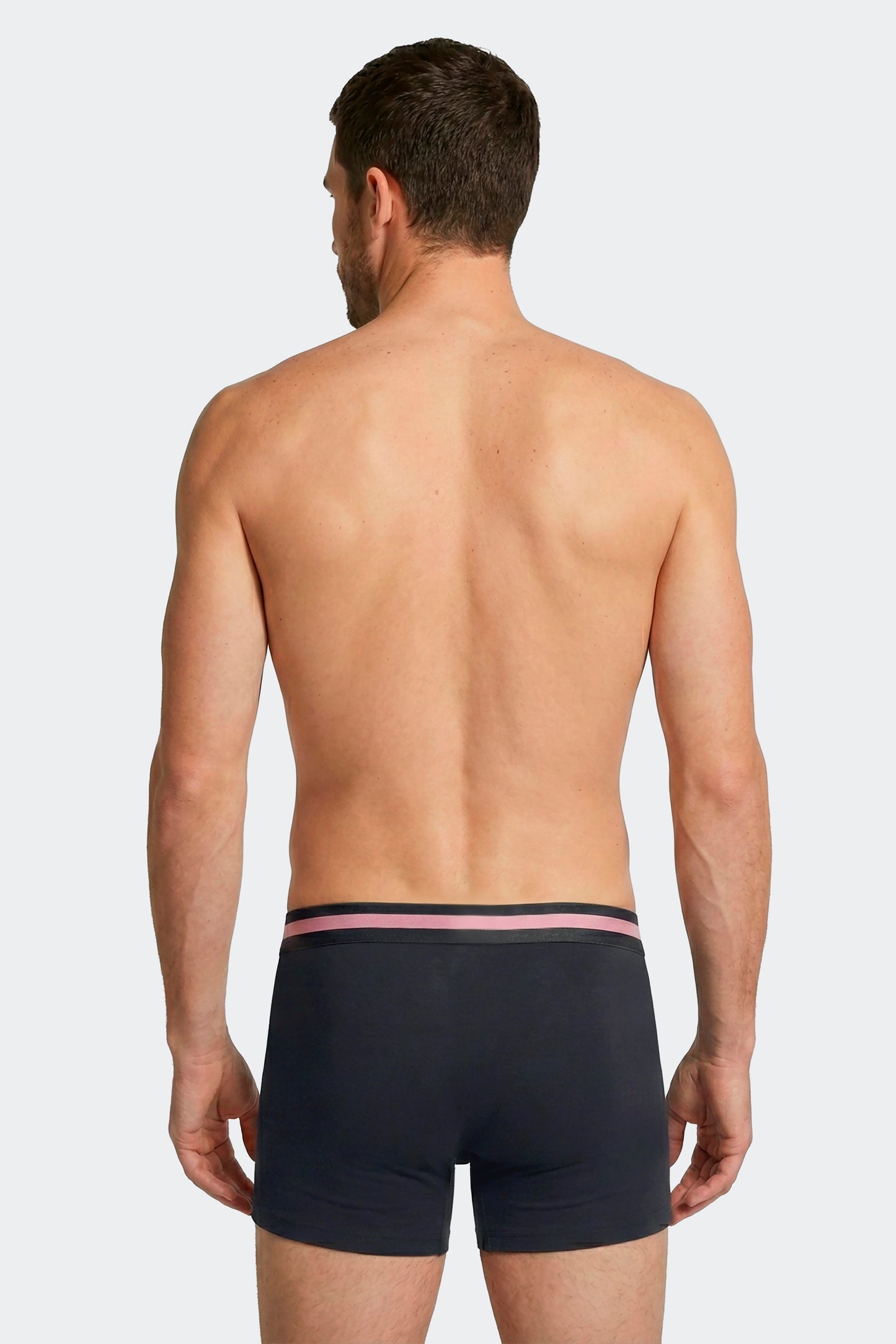 Lot de 3 boxers en jersey de coton stretch unis