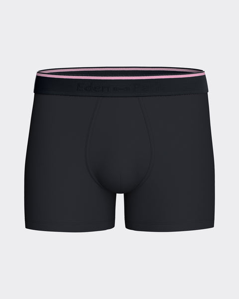 Lot de deux boxers en jersey de coton stretch marine uni et ciel micromotifs 10 - Image 3