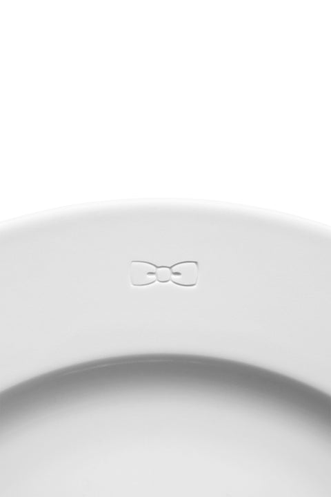 Set of 6 White Limoges porcelain plates - Image 3