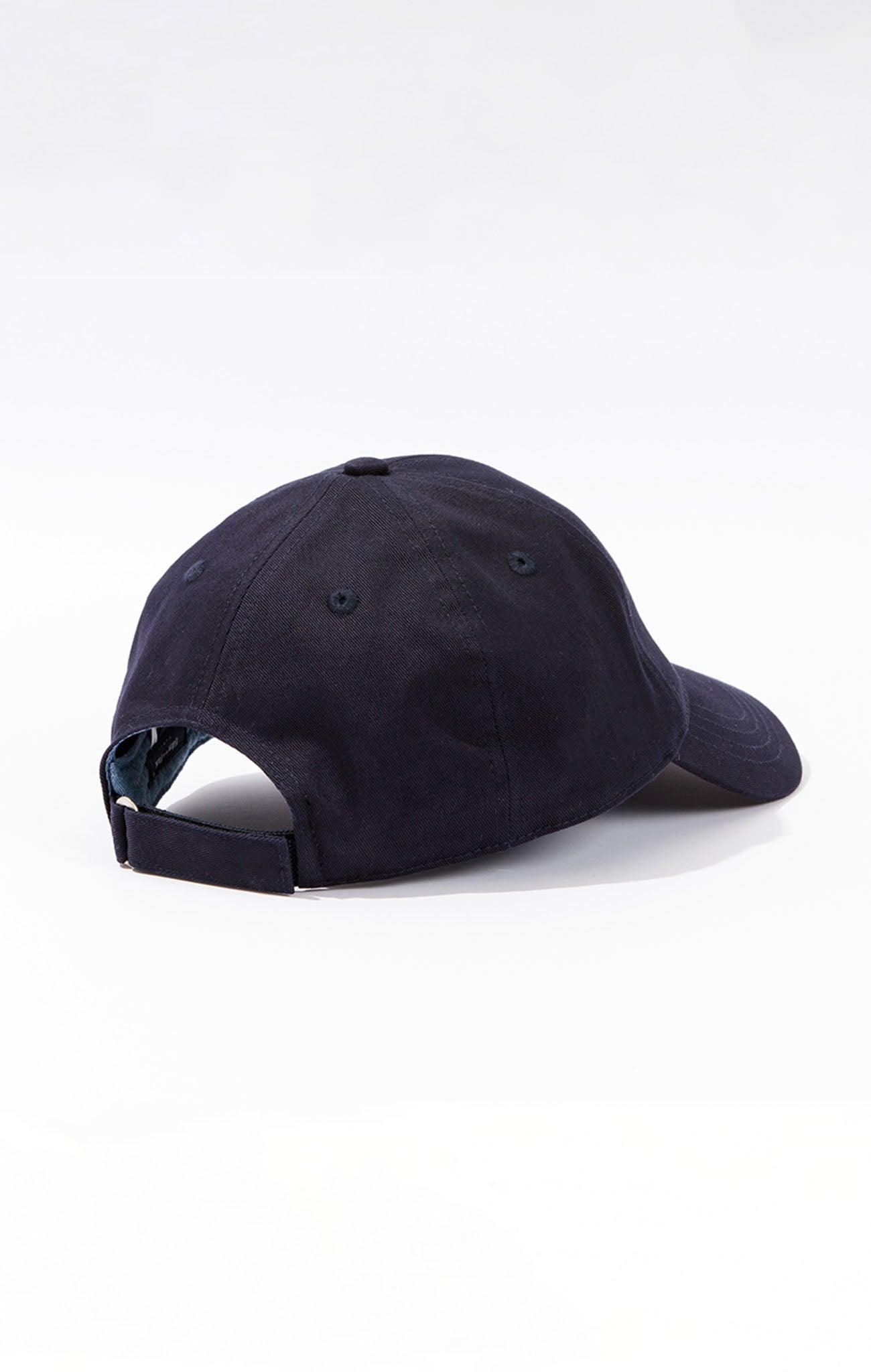 Casquette bleu marine unie en coton