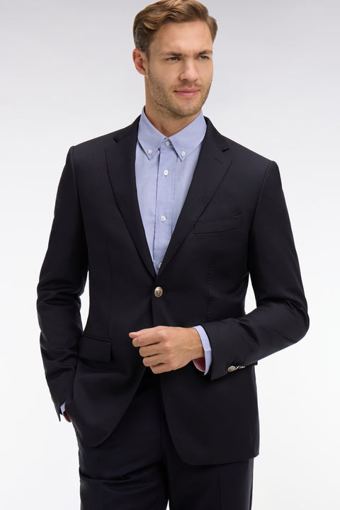 Blazer bleu marine slim fit 100 % laine - Image 3