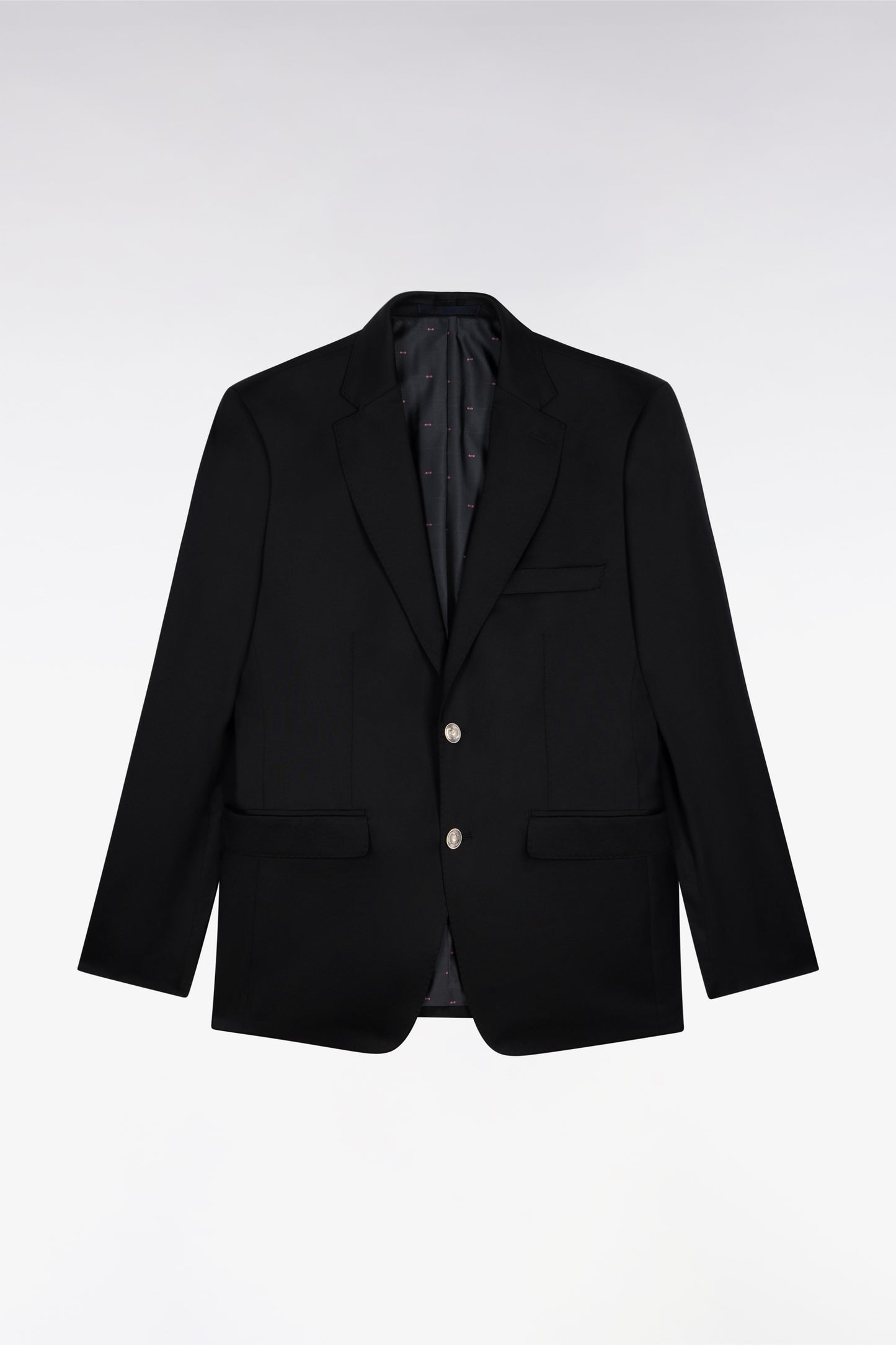Blazer noir slim fit 100 % laine