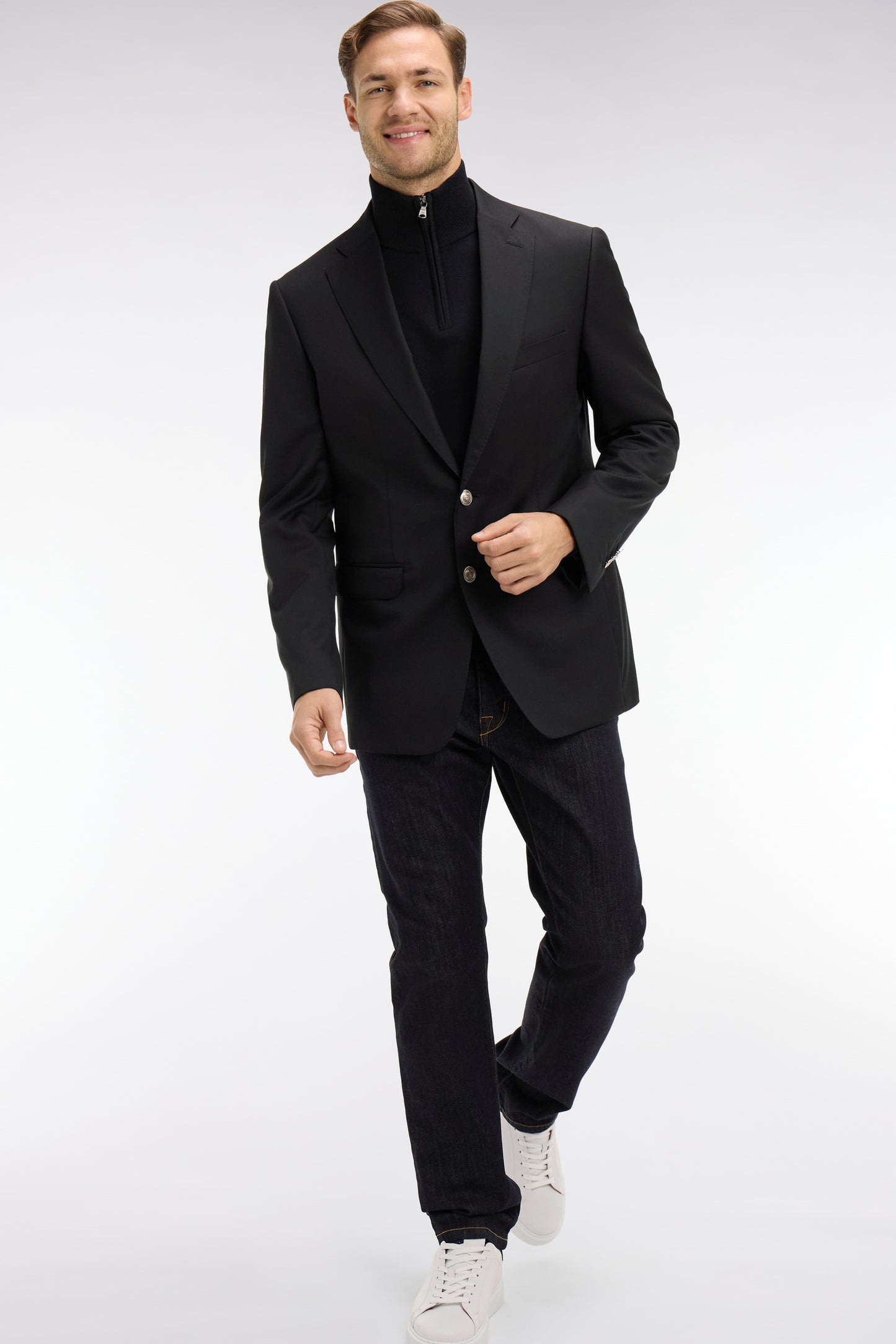 Regular black blazer