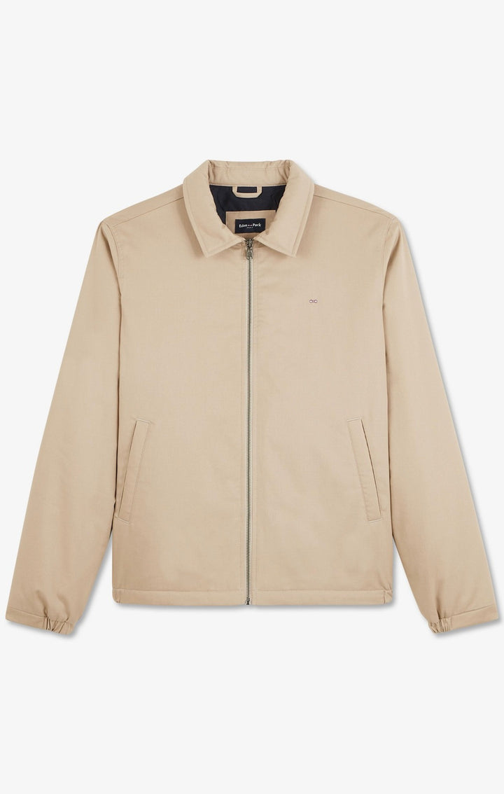 Blouson beige rembourré