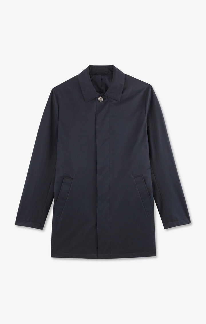 Imperméable uni bleu marine