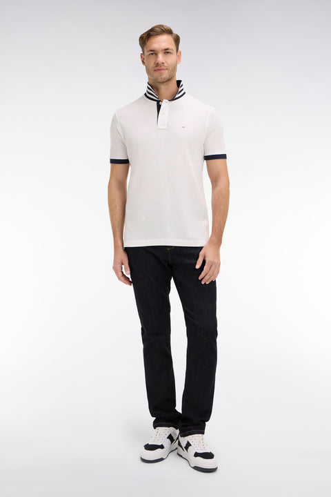 Jean bleu marine en coton extensible - Image 3