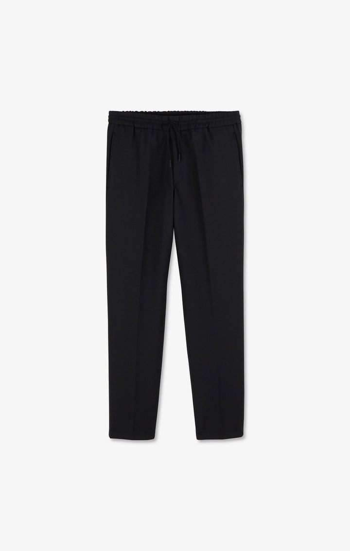 Pantalon taille élastiquée noir