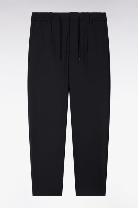 Pantalon taille élastiquée noir - Image 2