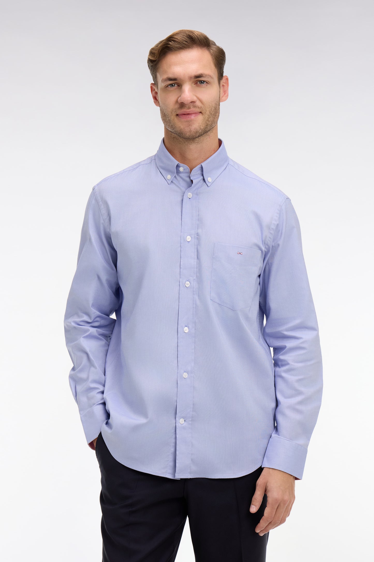 Blue cotton shirt