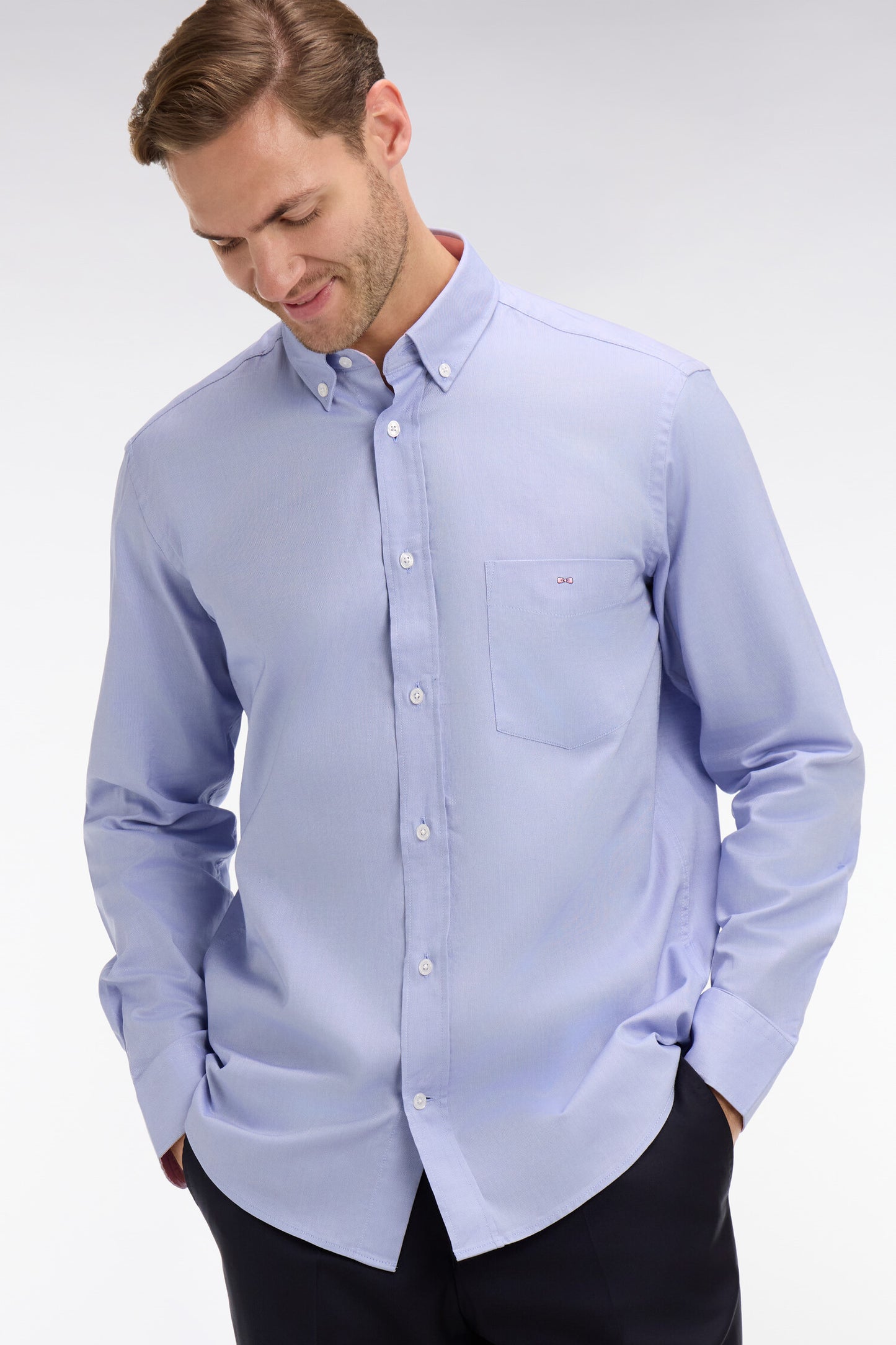 Blue cotton shirt