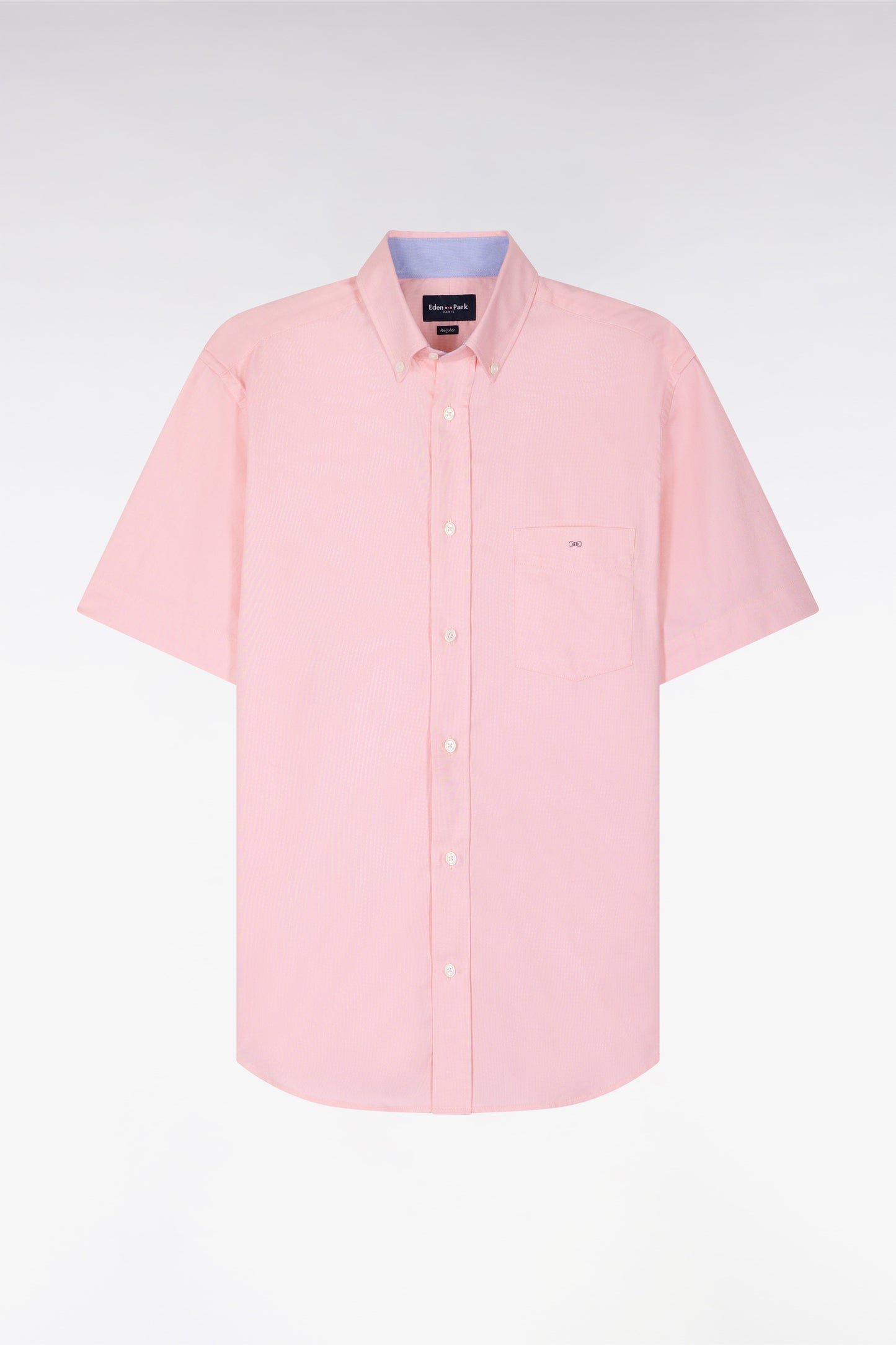 Chemisette rose unie en coton