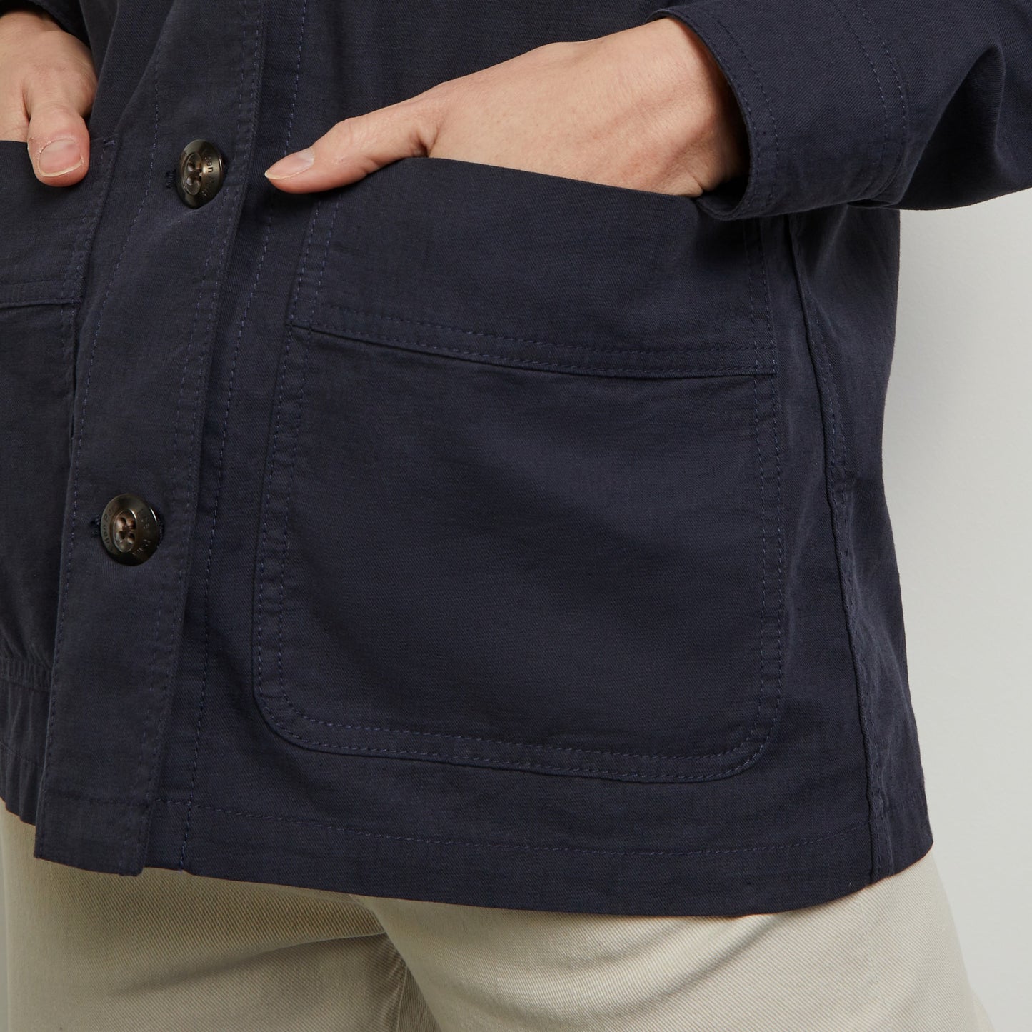 Surchemise bleu foncé