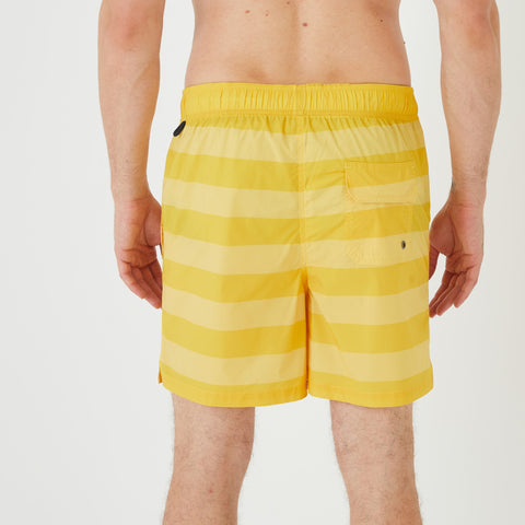 Short de bain à rayures jaune - Image 3