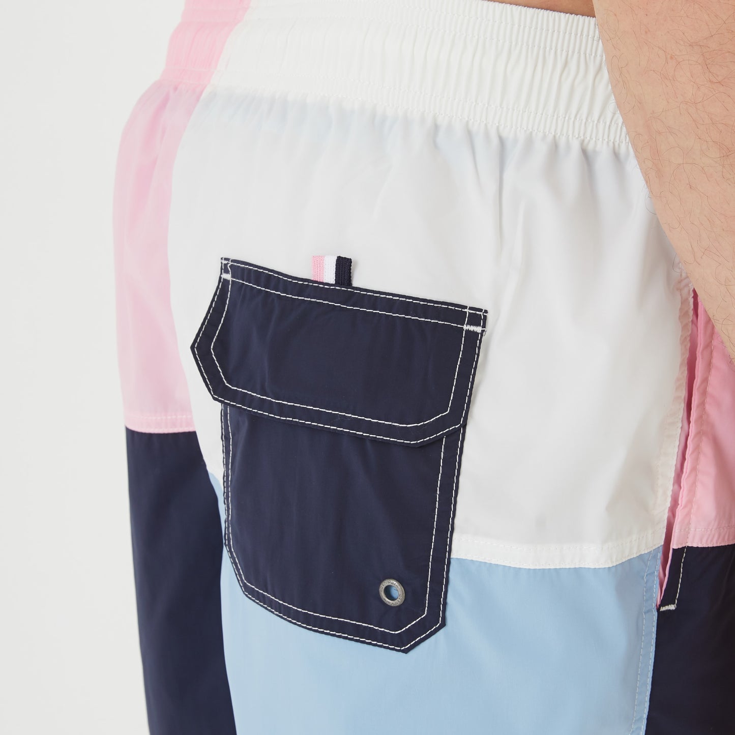 Short de bain color-block