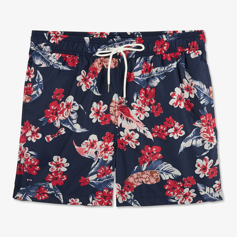 Short de bain imprimé exclusif hawaïen - Image 1