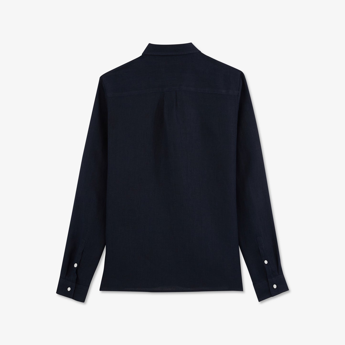 Chemisier en lin bleu foncé