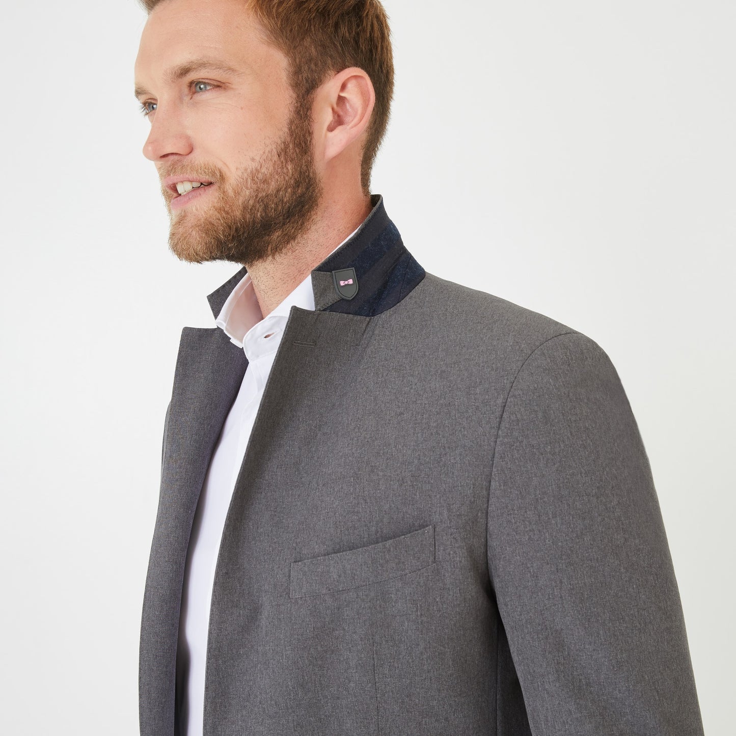 Blazer gris chiné