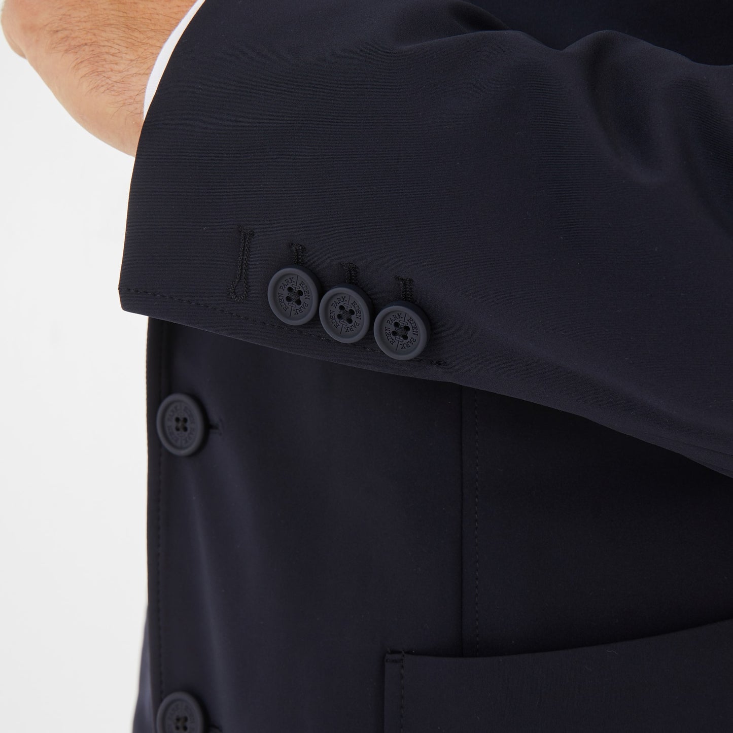 Blazer bleu foncé avec parmenture sweat amovible