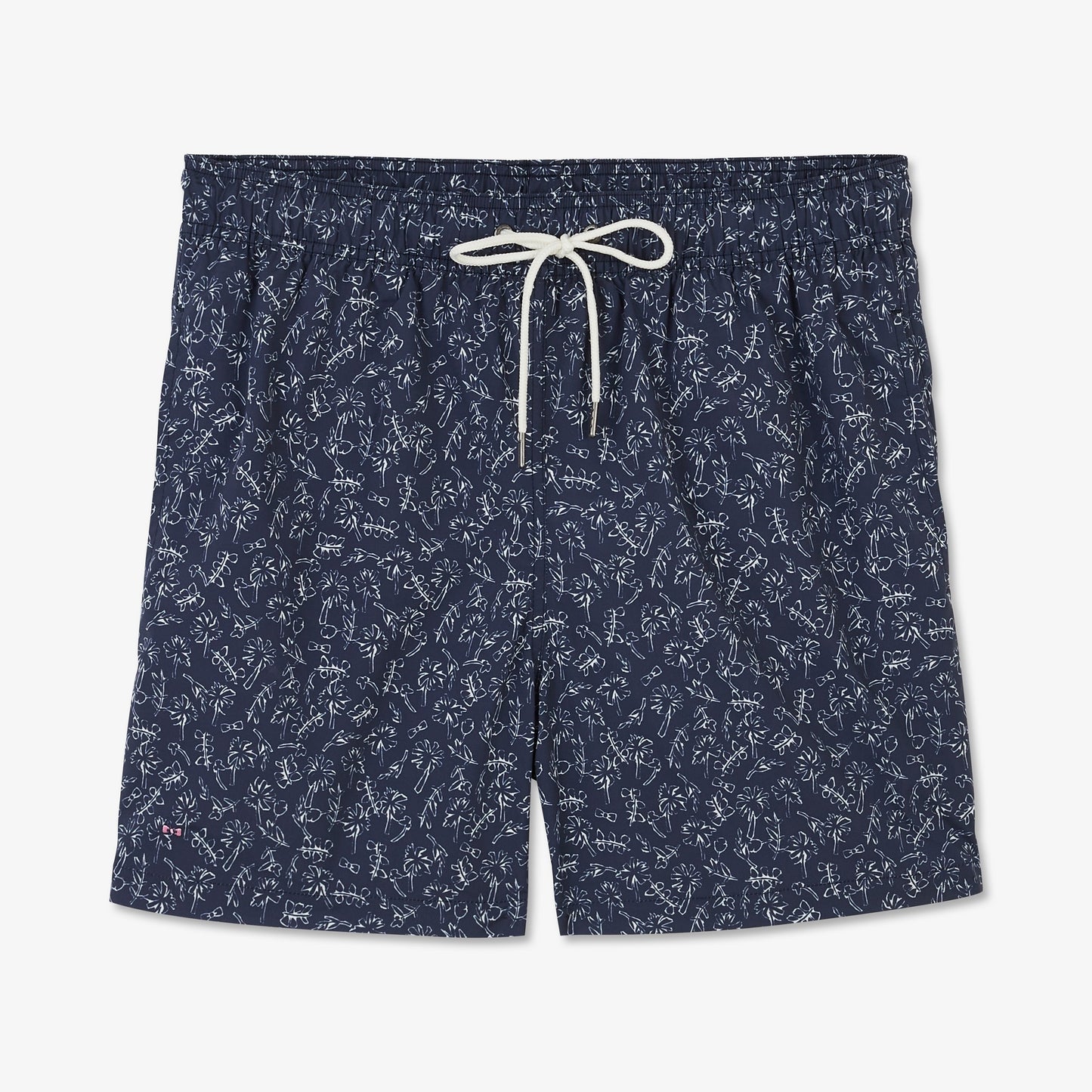 Short de bain imprimé exclusif feuilles