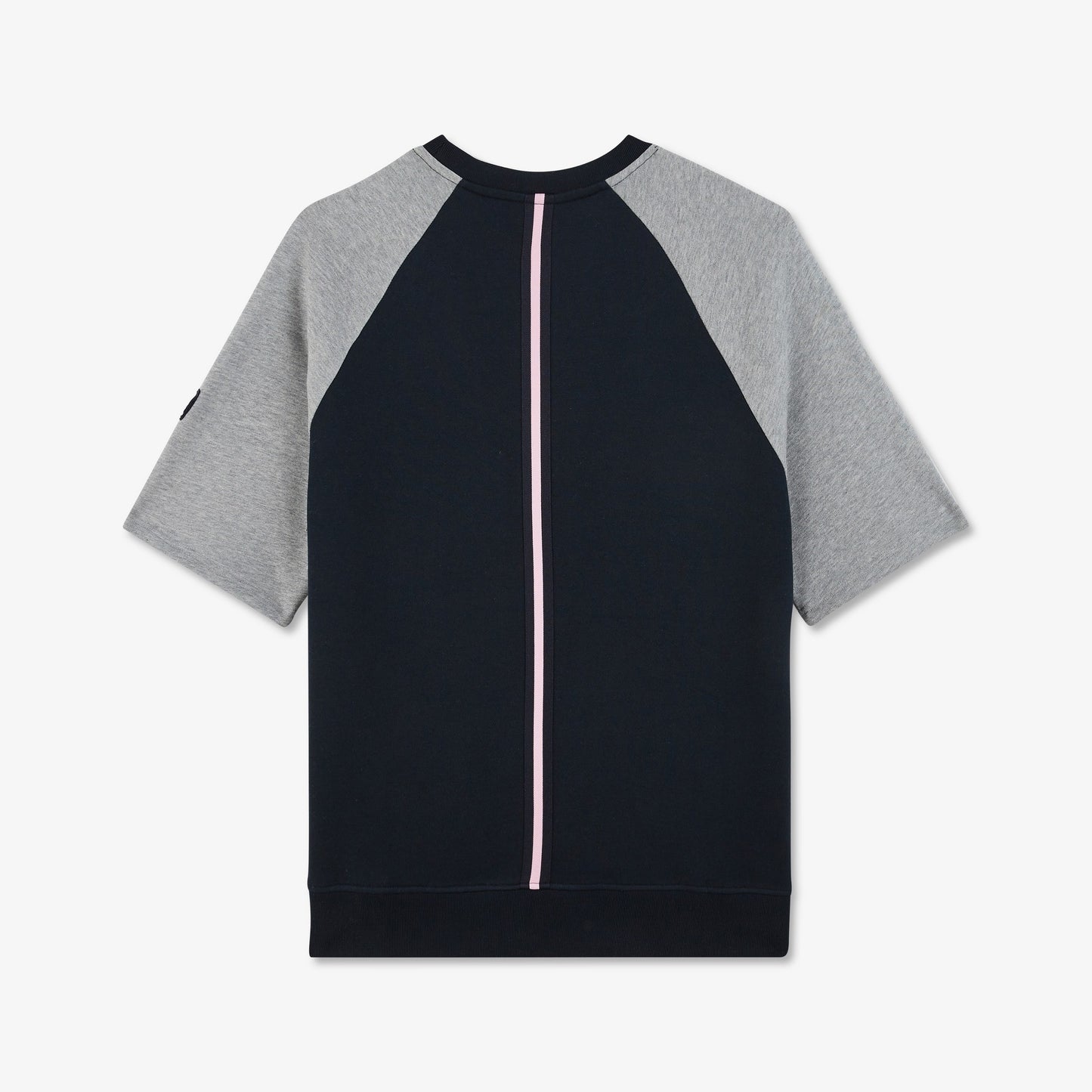 Sweat bicolore à manches courtes